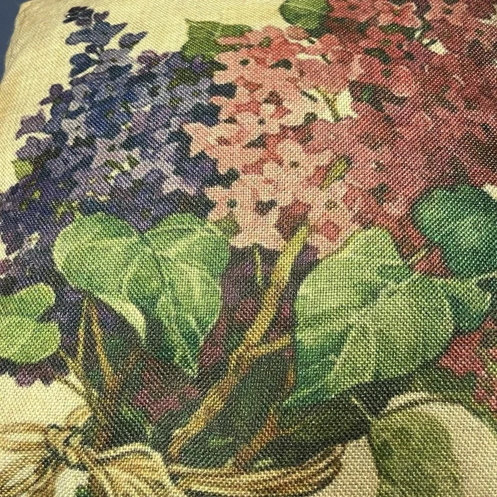 Floral Decorative Throw Pillows Set Of 2 Square 16